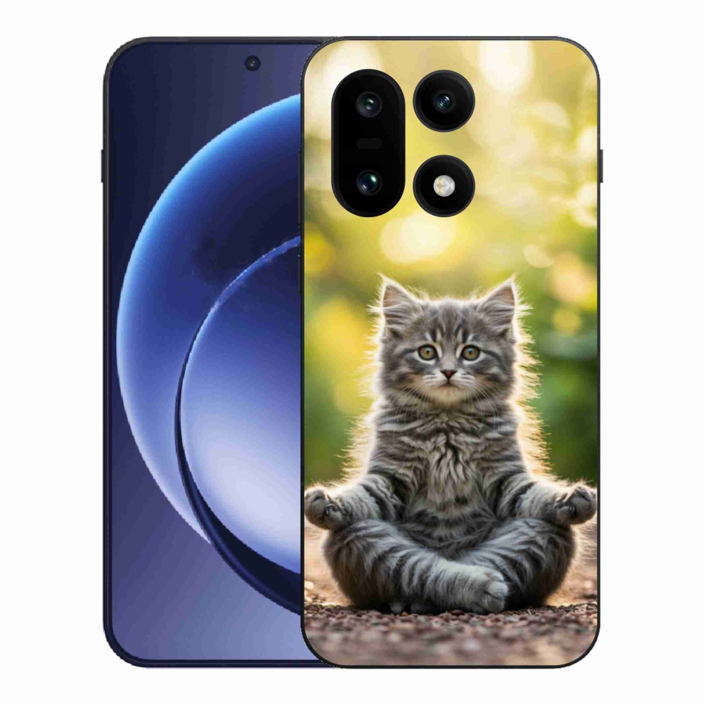 Zselés borító mmCase a One Plus 15 készülékhez - meditáló cica
