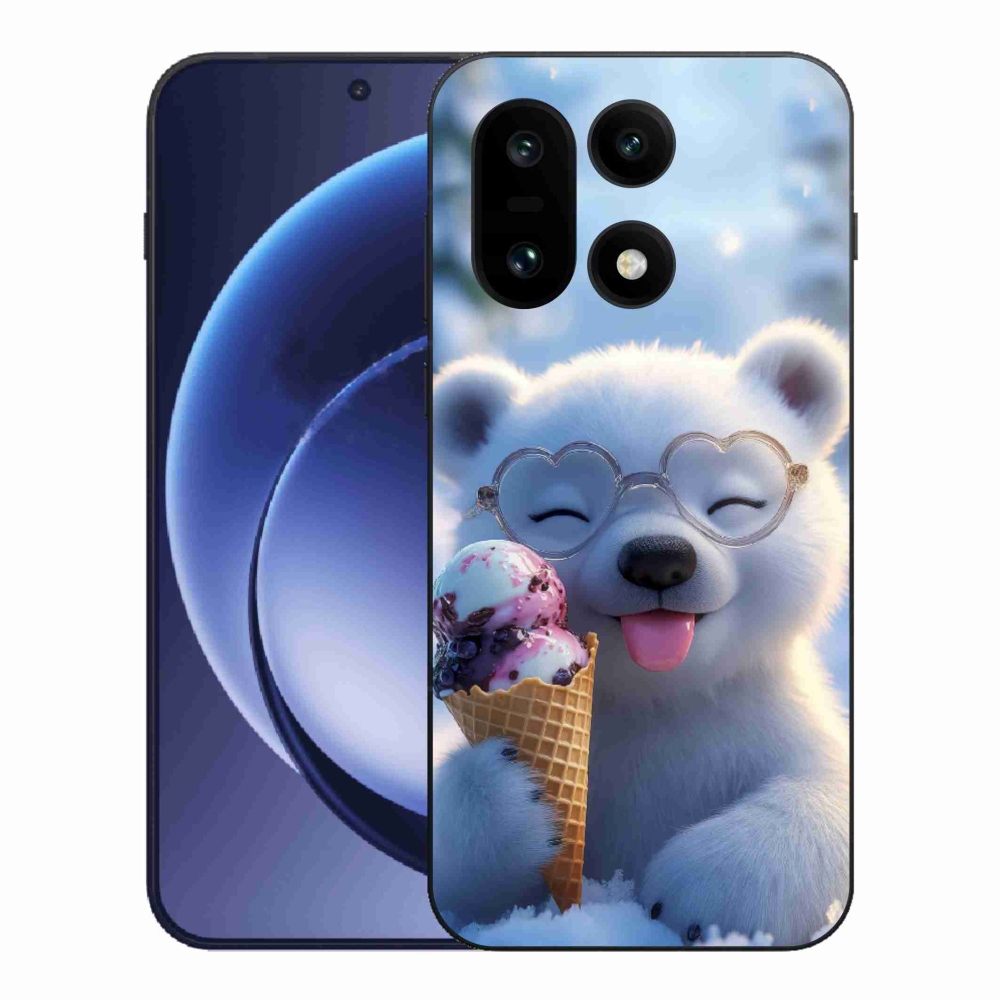 Zselés borítás mmCase for One Plus 15 - mackó fagylalttal