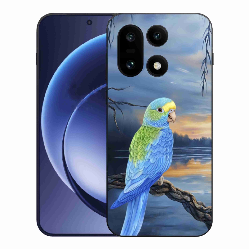 Zselés tok mmCase a One Plus 15 készülékhez - kék papagáj