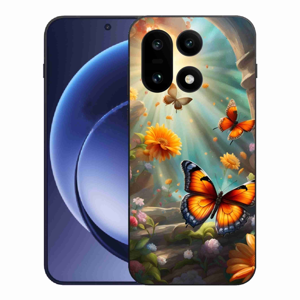 Zselés borítás mmCase a One Plus 15-öshöz - pillangókert 2