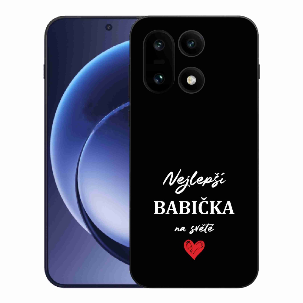 Gél borítás mmCase on One Plus 15 - Legjobb nagyi 1 fekete háttér