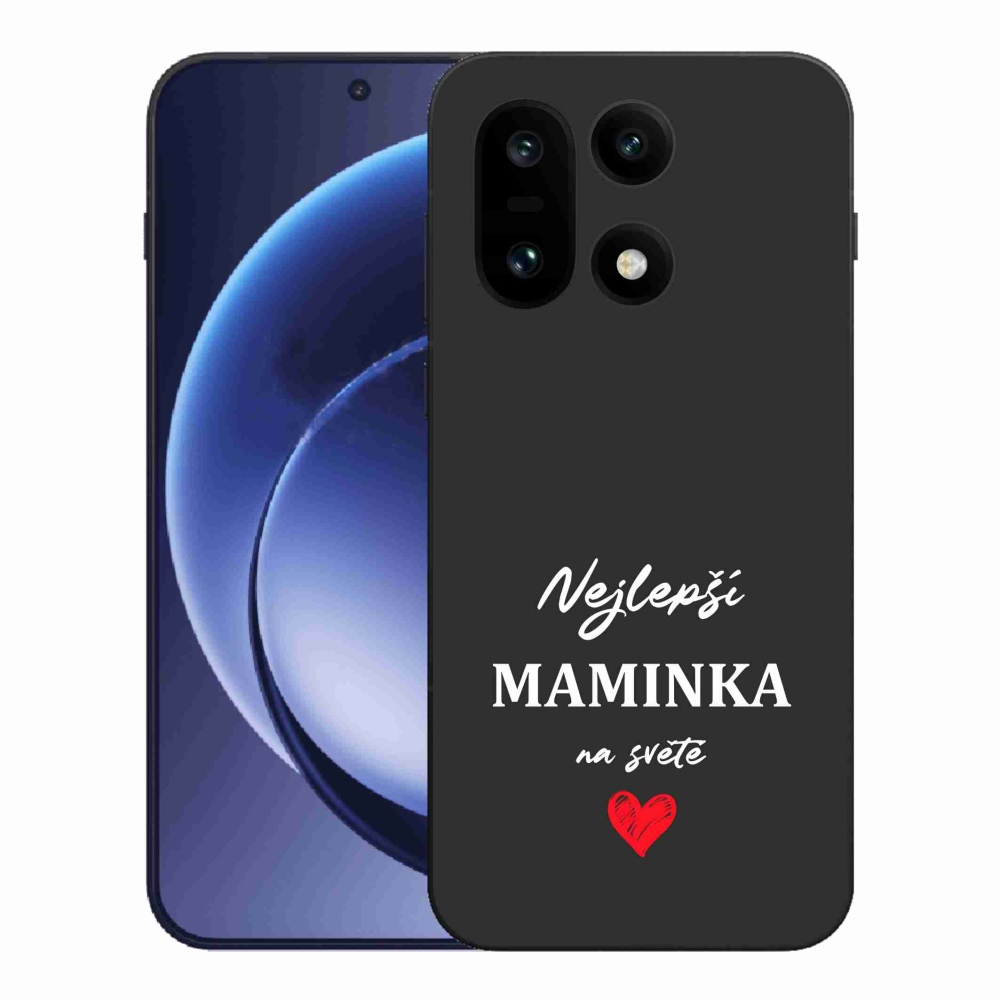 Gél borítás mmCase on One Plus 15 - Legjobb anya 1 fekete háttér