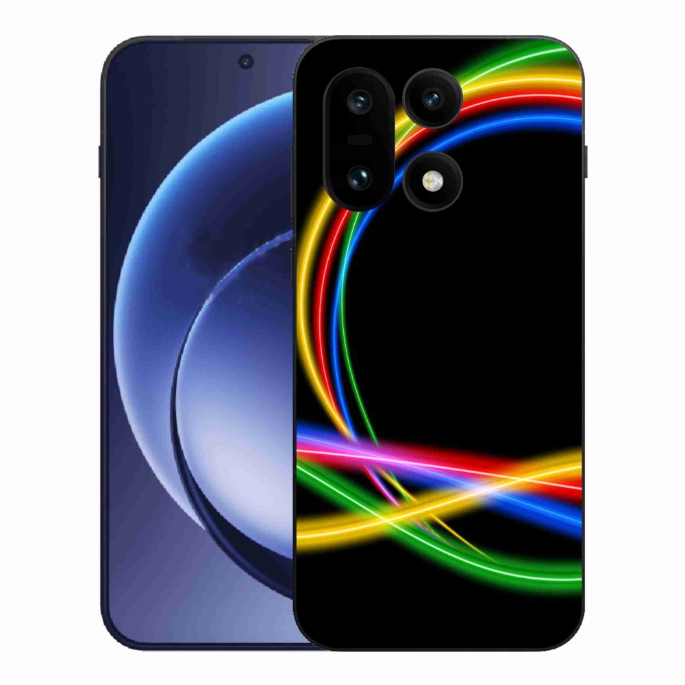 Zselés borítás mmCase a One Plus 15-öshöz - neon körök