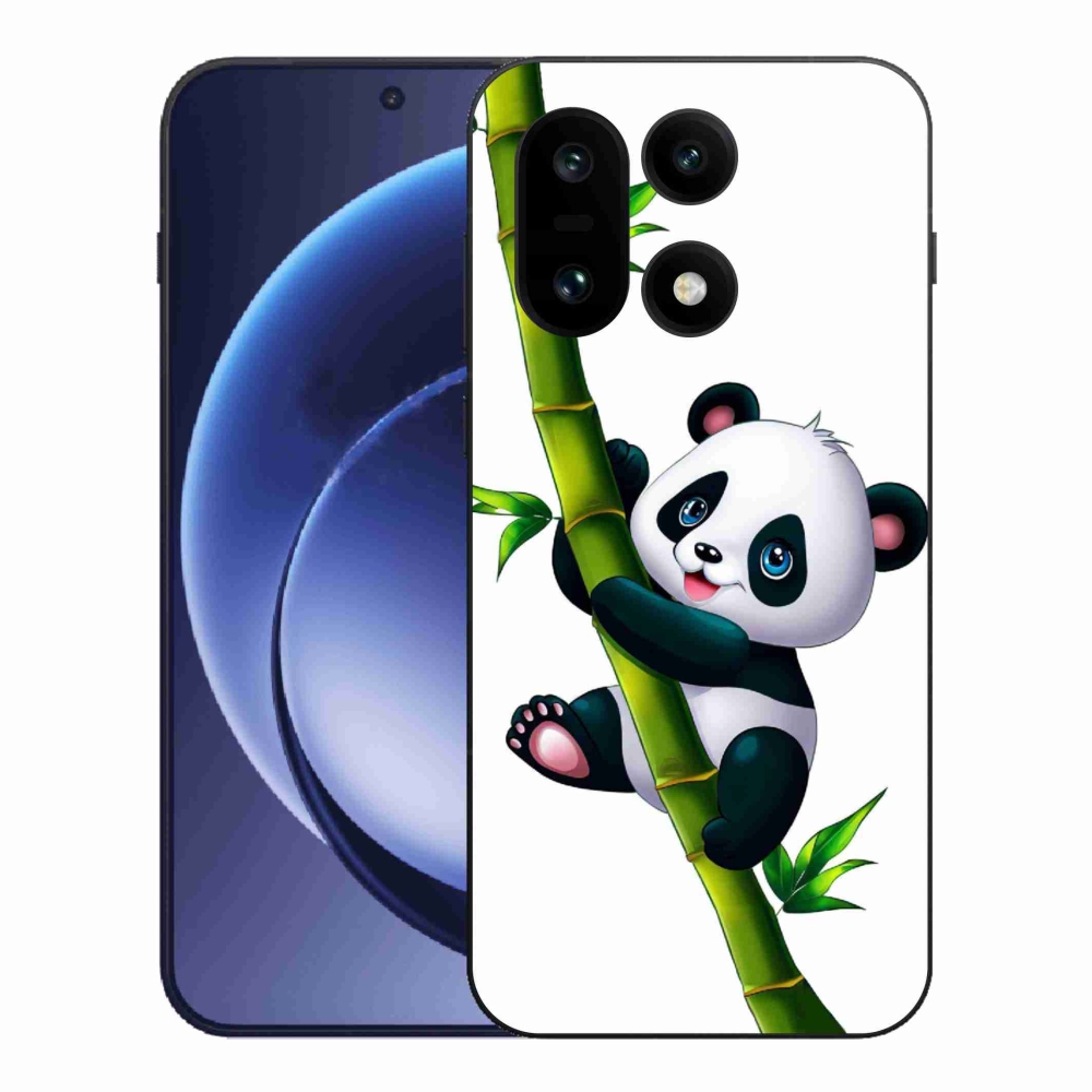 Zselés borítás mmCase a One Plus 15 készülékhez - panda a bambuszon