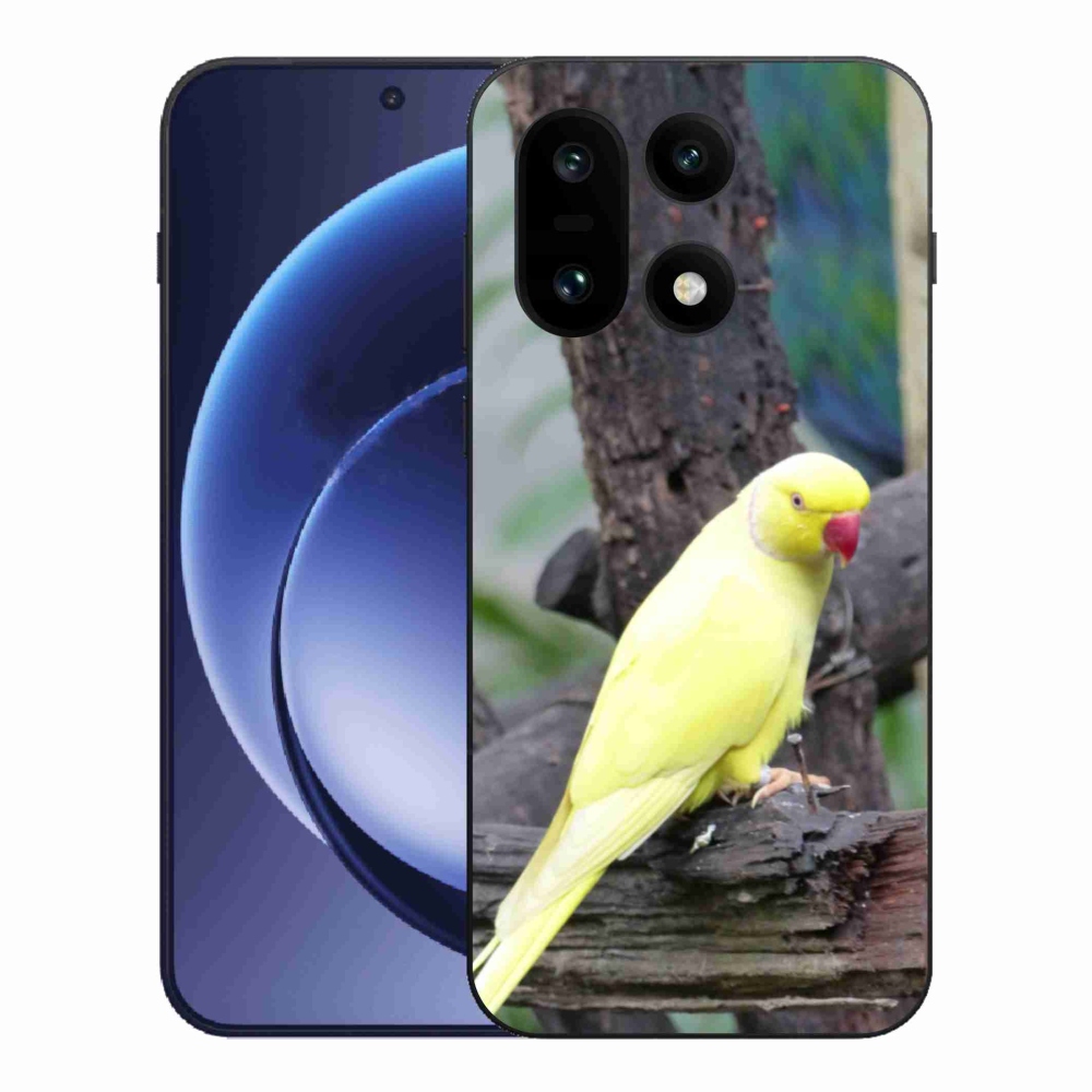Zselés tok mmCase a One Plus 15 készülékhez - papagáj alexander sárga