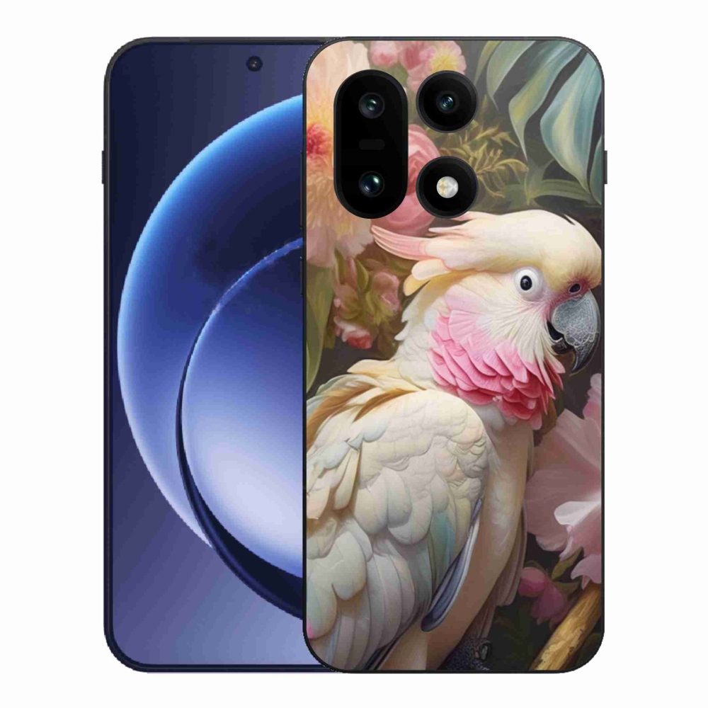 Zselés tok mmCase a One Plus 15 készülékhez - papagáj kakadu rózsaszín 2