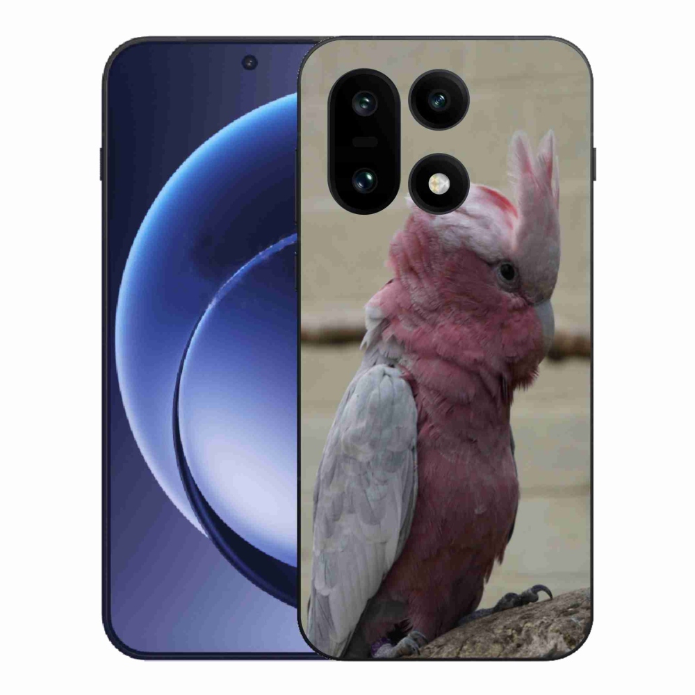 Zselés tok mmCase a One Plus 15 készülékhez - papagáj kakadu rózsaszínű