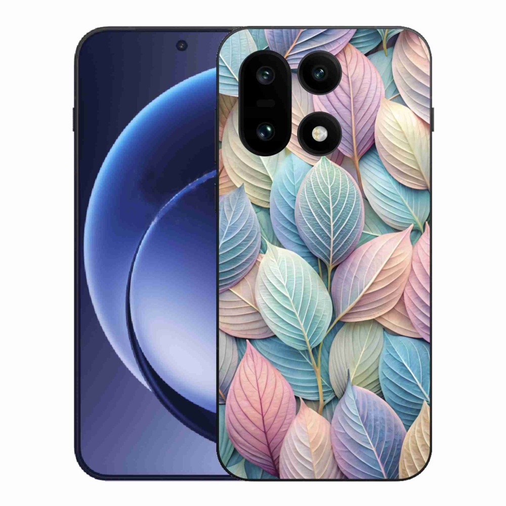 Zselés borító mmCase a One Plus 15-öshöz - pasztell levelek