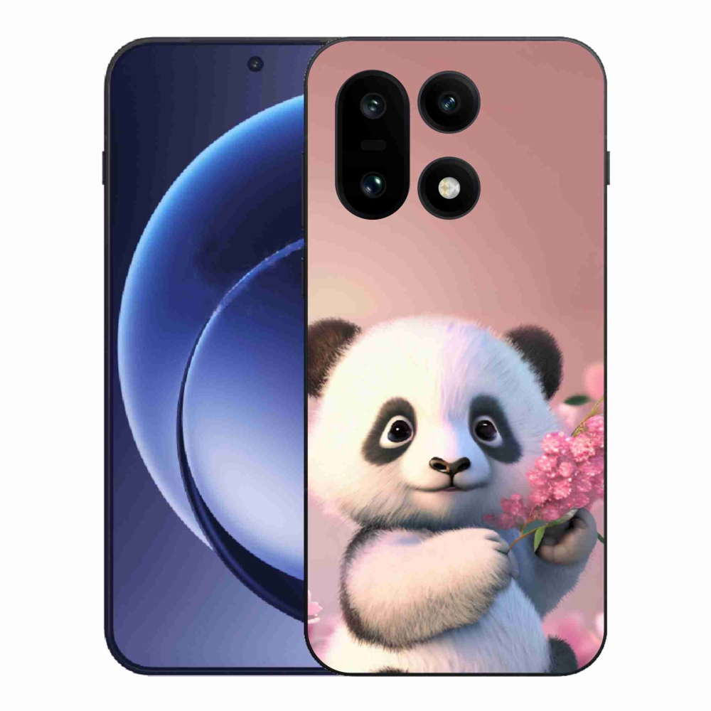 Gél védőhuzat mmCase a One Plus 15 készülékhez - aranyos panda