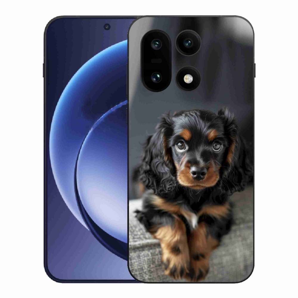 Zselés borítás mmCase for One Plus 15 - aranyos hosszúszőrű tacskó