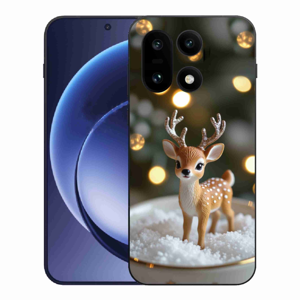 Zselés borítás mmCase a One Plus 15 készülékhez - aranyos karácsonyi szarvasok