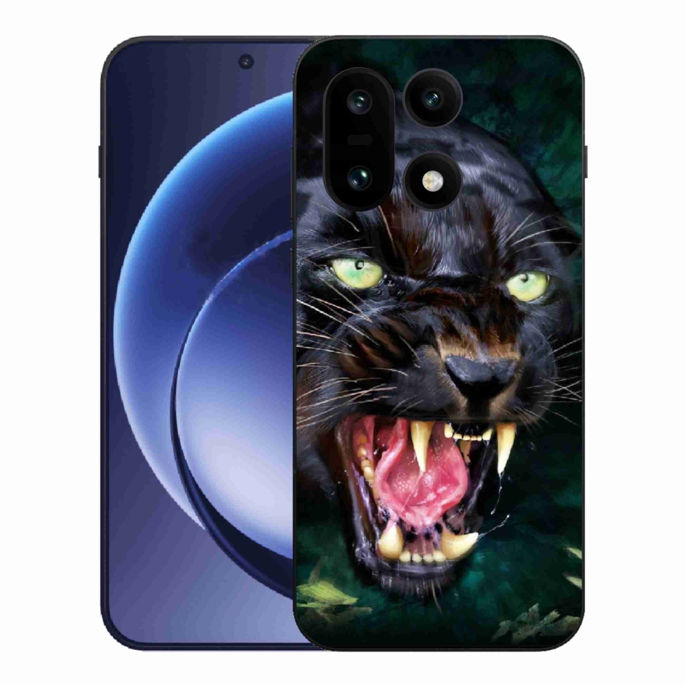 Gél borítás mmCase a One Plus 15 készülékhez - dühös fekete párduc
