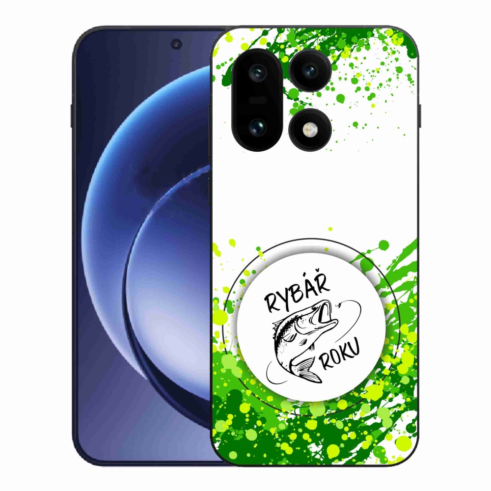 Gél borító mmCase on One Plus 15 - az év halászai fehér háttérrel