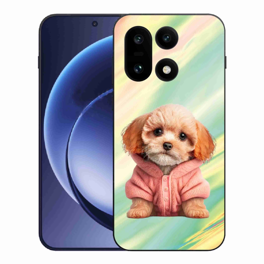 Zselés borítás mmCase a One Plus 15-öshöz - kölyökkutyák pulóverben