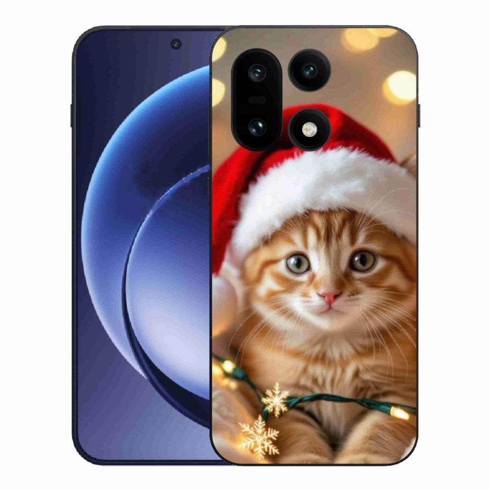 Zselés borítás mmCase for One Plus 15 - Karácsonyi cica