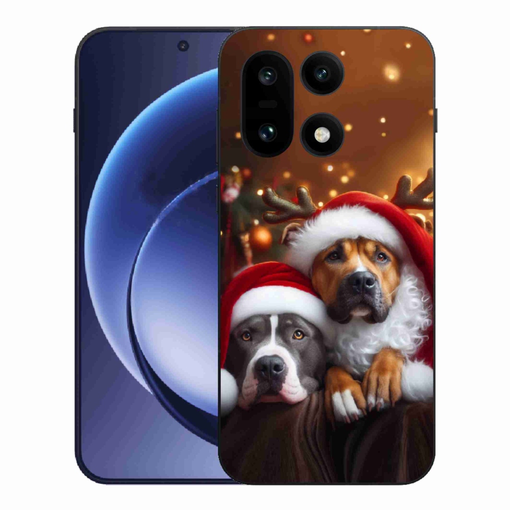 Gél borítás mmCase on One Plus 15 - Karácsonyi kutyák