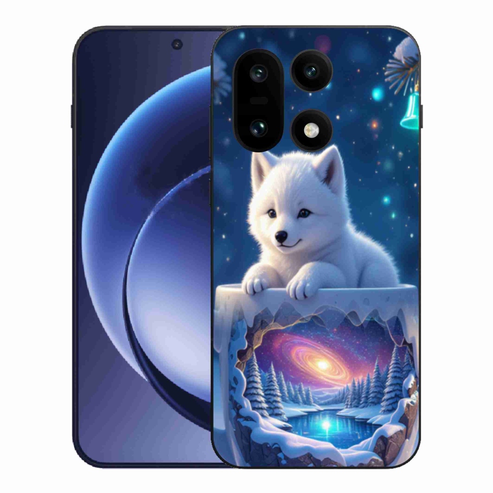 Gél borítás mmCase a One Plus 15-öshöz - Karácsonyi kölyökkutyakölyök