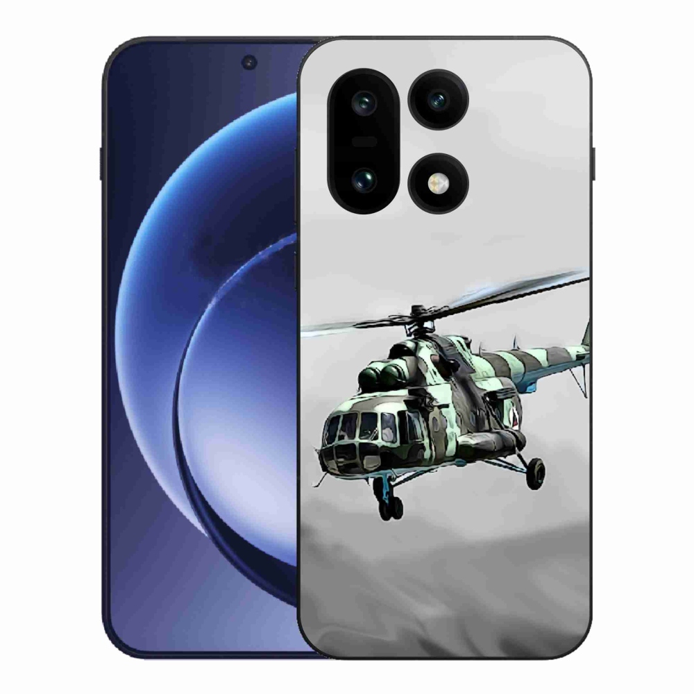 Gél borítás mmCase for One Plus 15 - katonai helikopterhez
