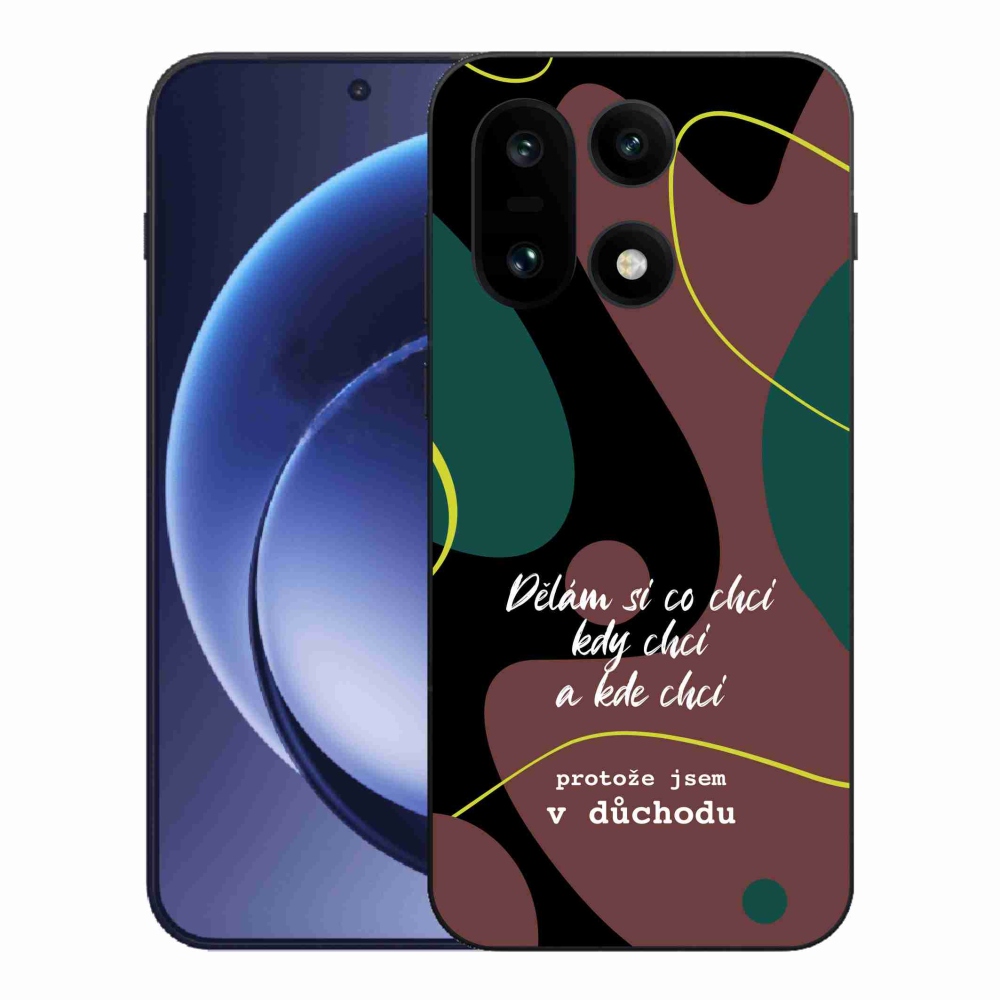 Gél borító mmCase on One Plus 15 - vicces szöveg 10 fekete háttér