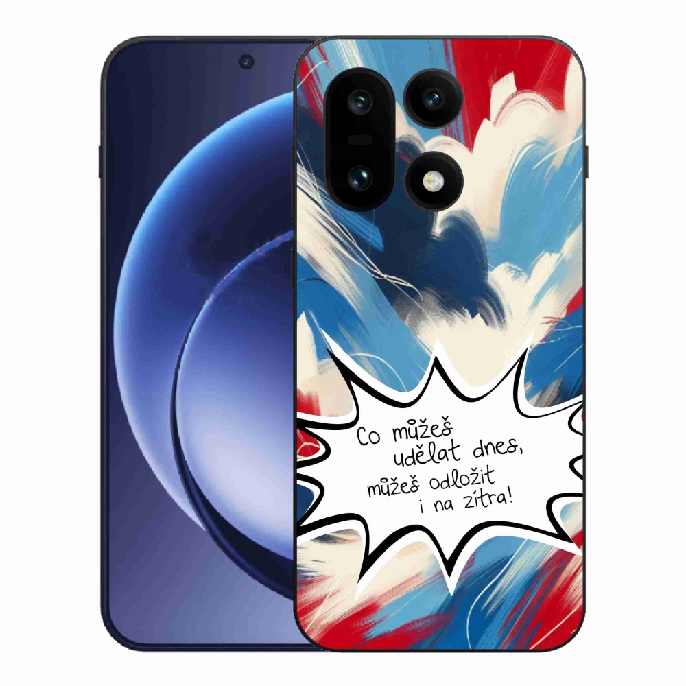 Gél borító mmCase a One Plus 15-hez - vicces szöveg 9 fehér háttér