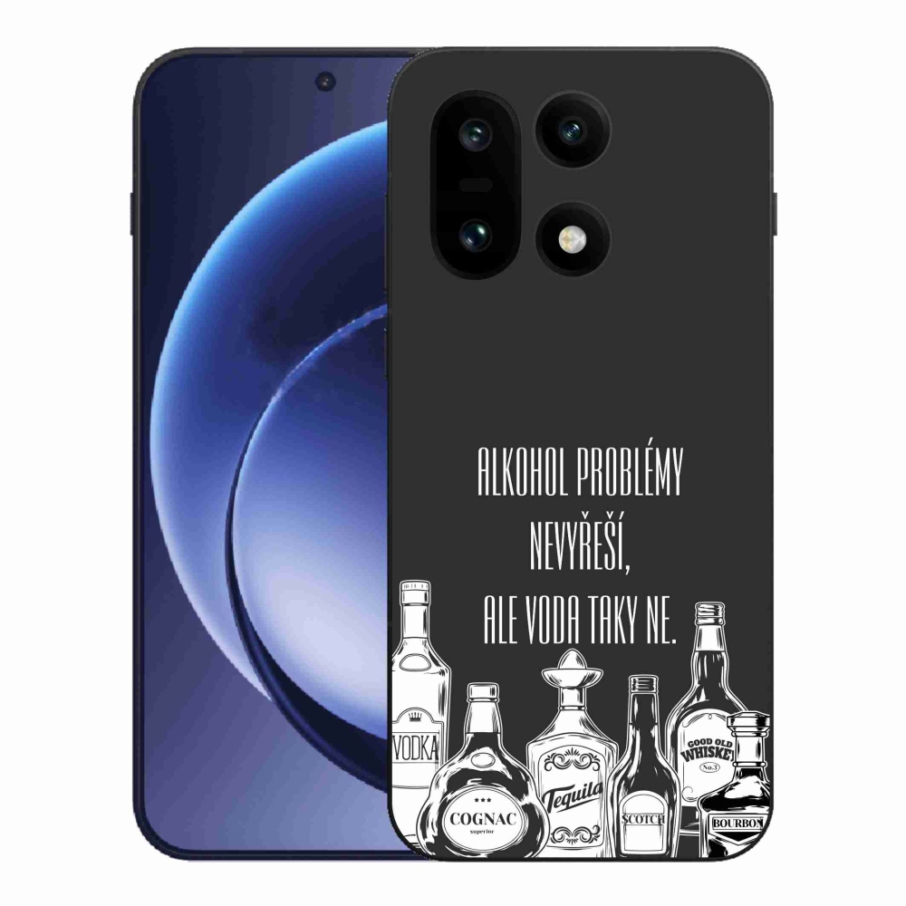 Gél borító mmCase on One Plus 15 - vicces szöveg fekete háttérrel
