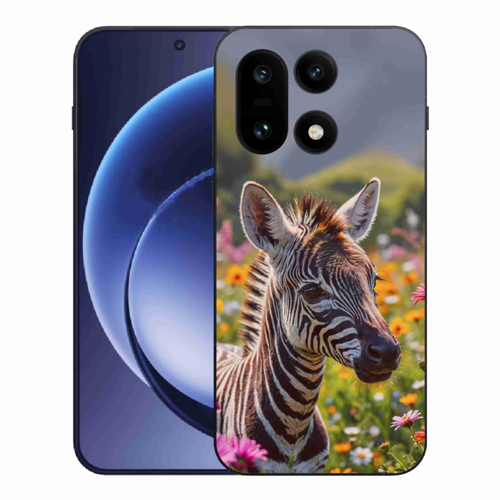 Zselés borító mmCase a One Plus 15-öshöz - zebra a réten