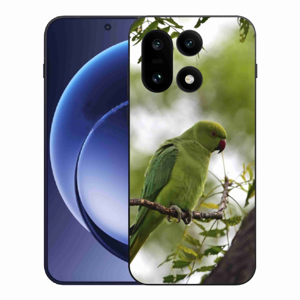 Zselés tok mmCase a One Plus 15 készülékhez - zöld papagáj