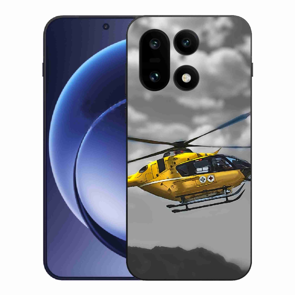 Zselés tok mmCase a One Plus 15-öshöz - sárga helikopterhez