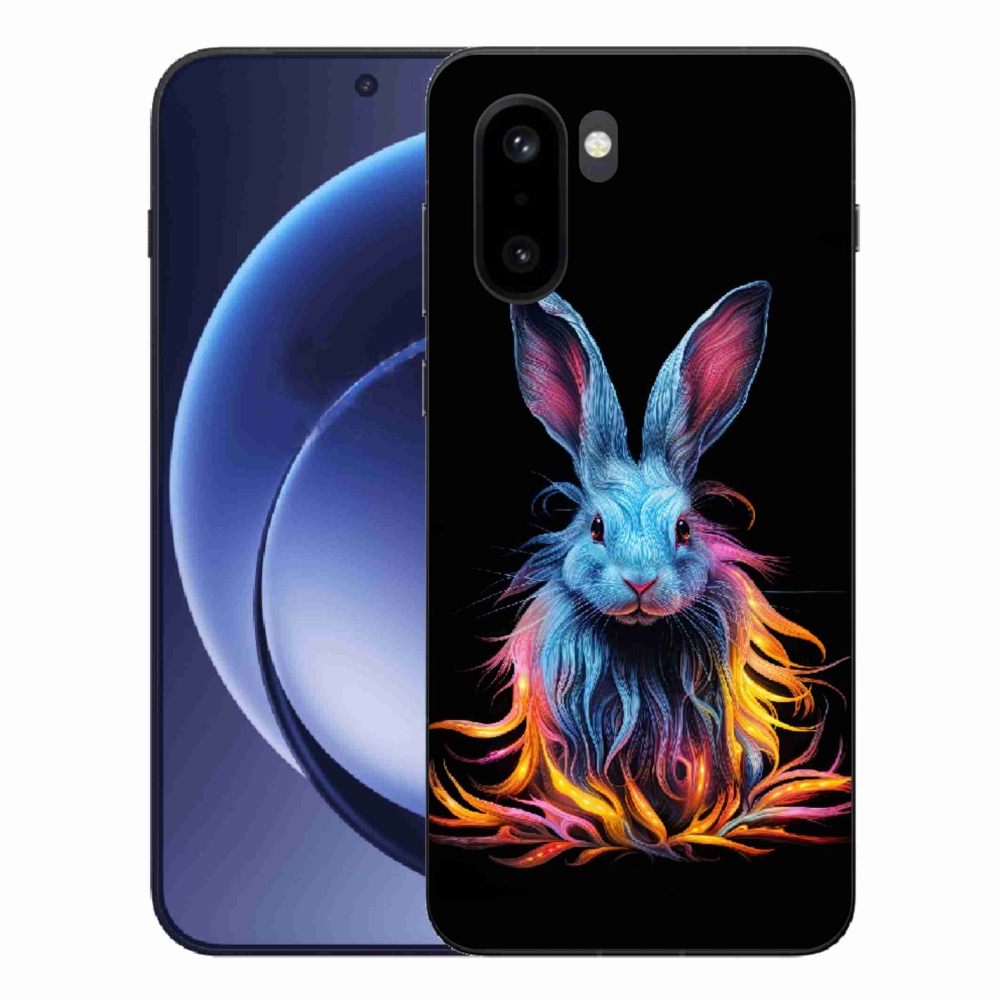 Zselés borító mmCase on One Plus 15R - absztrakt nyúl