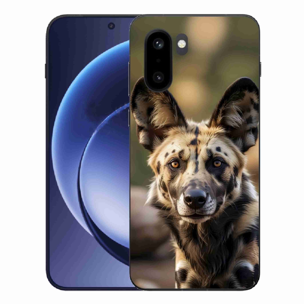 Gél védőhuzat mmCase a One Plus 15R készülékhez - Afrikai vadkutya