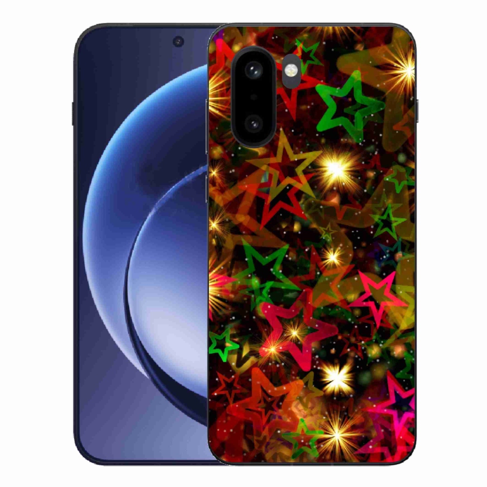 Zselés tok mmCase a One Plus 15R készülékhez - színes csillagok