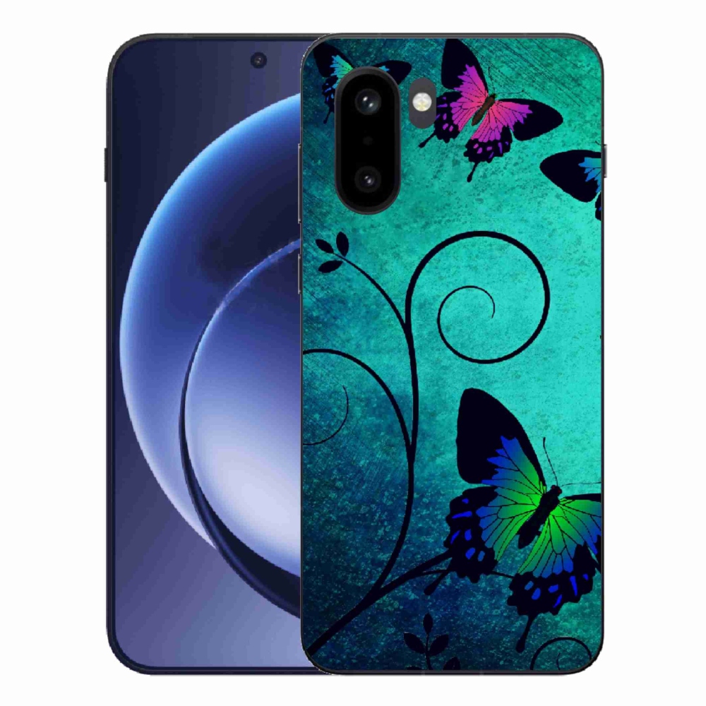 Zselés tok mmCase a One Plus 15R készülékhez - színes pillangók
