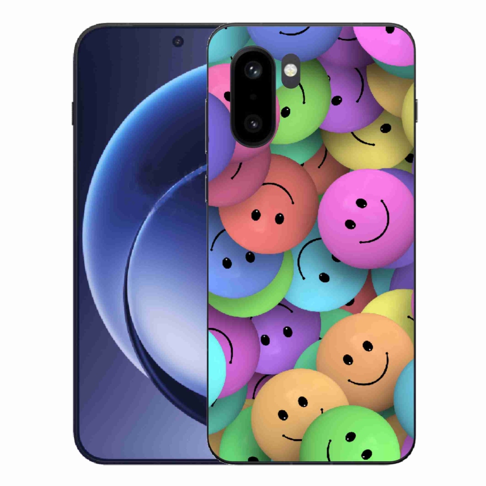 Zselés borítás mmCase a One Plus 15R készülékhez - színes smileyk