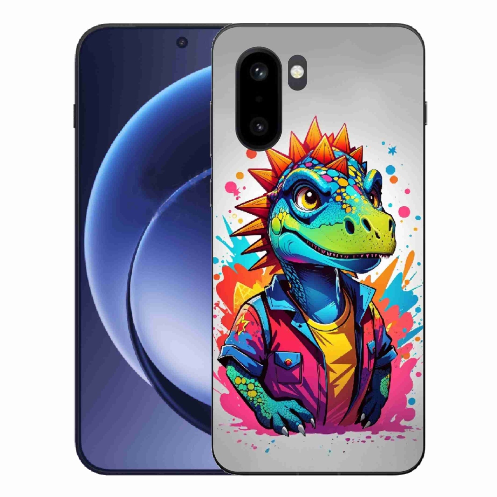 Zselés borítás mmCase One Plus 15R tokhoz - színes dinoszaurusz