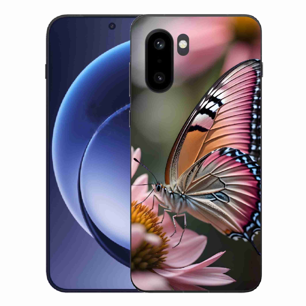 Zselés tok mmCase a One Plus 15R készülékhez - színes pillangó