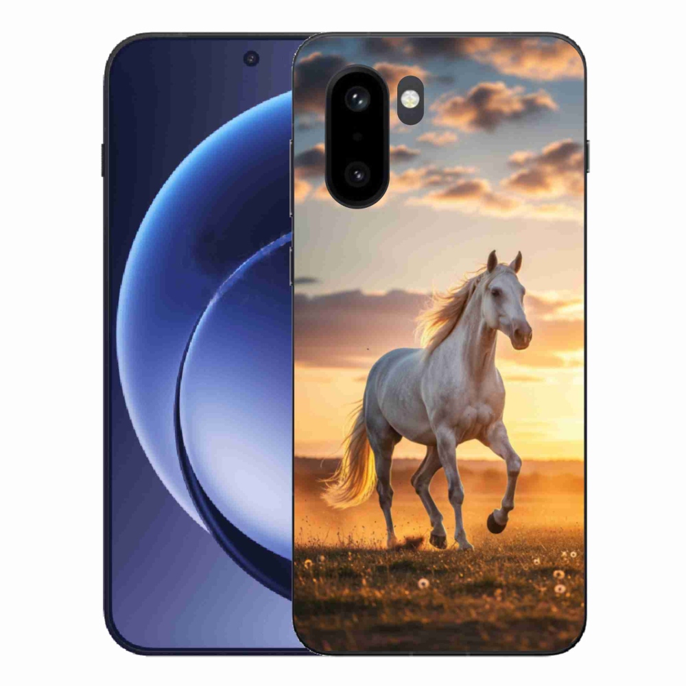 Zselés tok mmCase a One Plus 15R-hez - futó fehér ló 2