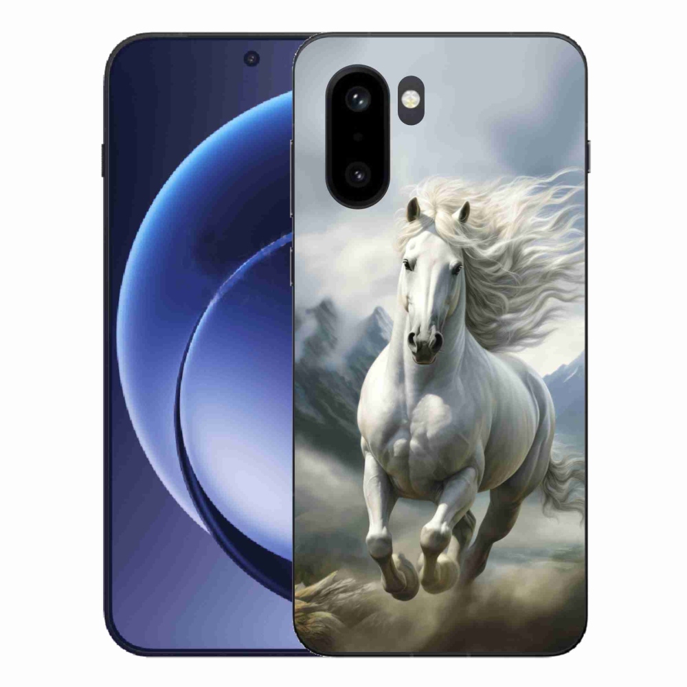 Zselés tok mmCase a One Plus 15R-hez - futó fehér ló 3