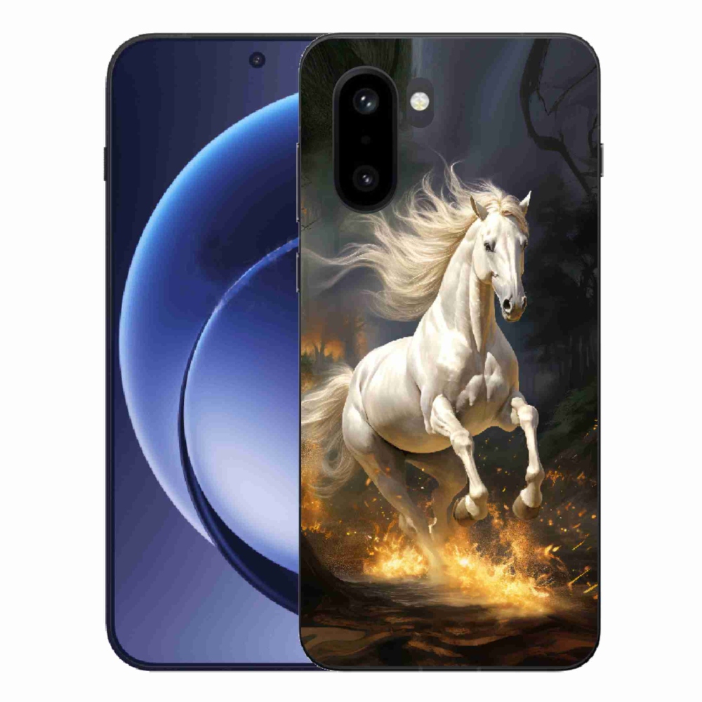 Zselés tok mmCase a One Plus 15R-hez - fehér ló 2