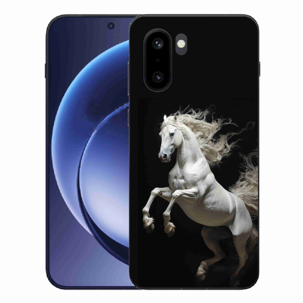 Zselés tok mmCase a One Plus 15R-hez - fehér ló 4