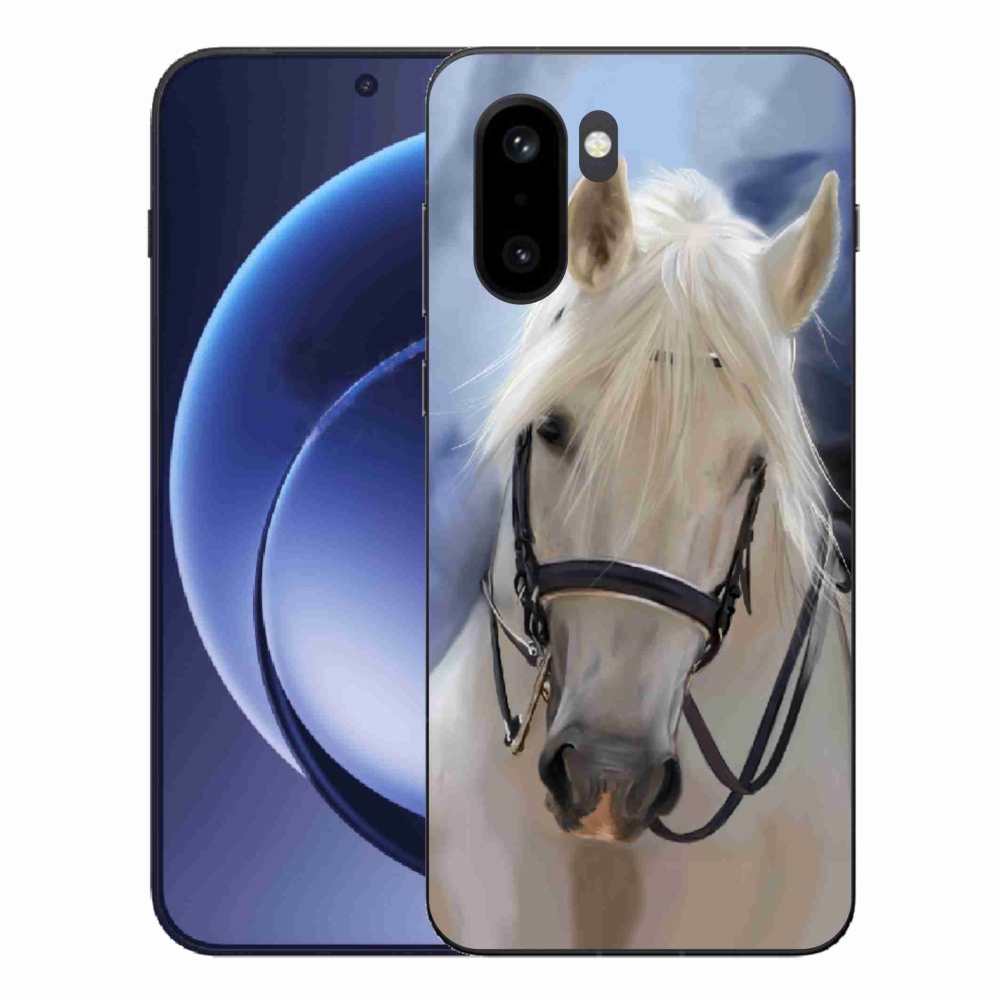 Zselés tok mmCase a One Plus 15R készülékhez - fehér ló