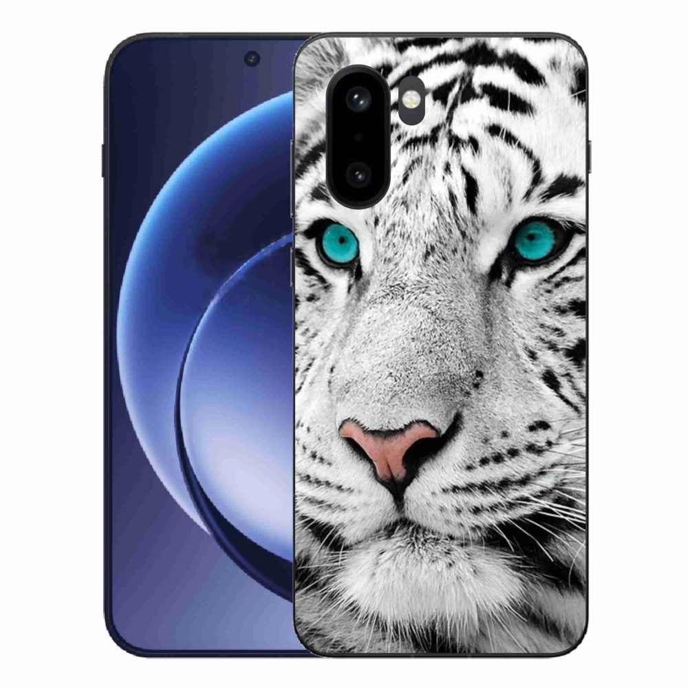 Zselés tok mmCase One Plus 15R-hez - fehér tigris