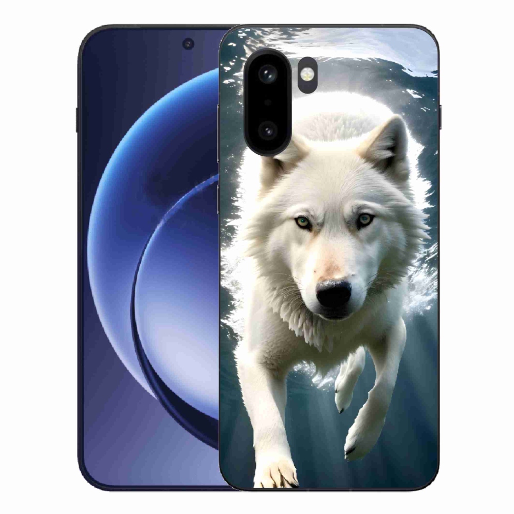 Zselés tok mmCase One Plus 15R-hez - fehér farkas