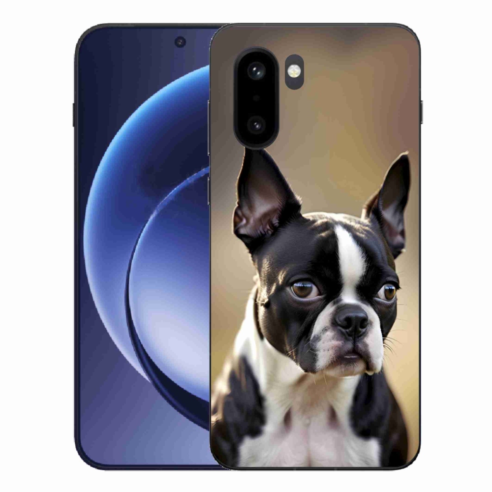Zselés borítás mmCase a One Plus 15R készülékhez - Boston Terrier