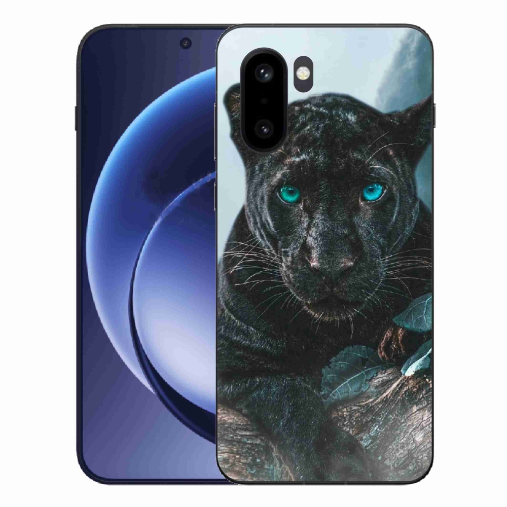 Zselés borítás mmCase One Plus 15R tokhoz - fekete párduc
