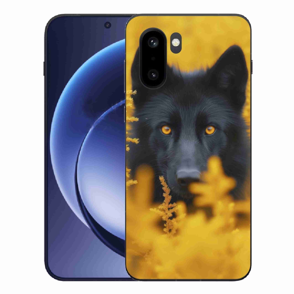Zselés tok mmCase One Plus 15R - fekete farkas 2