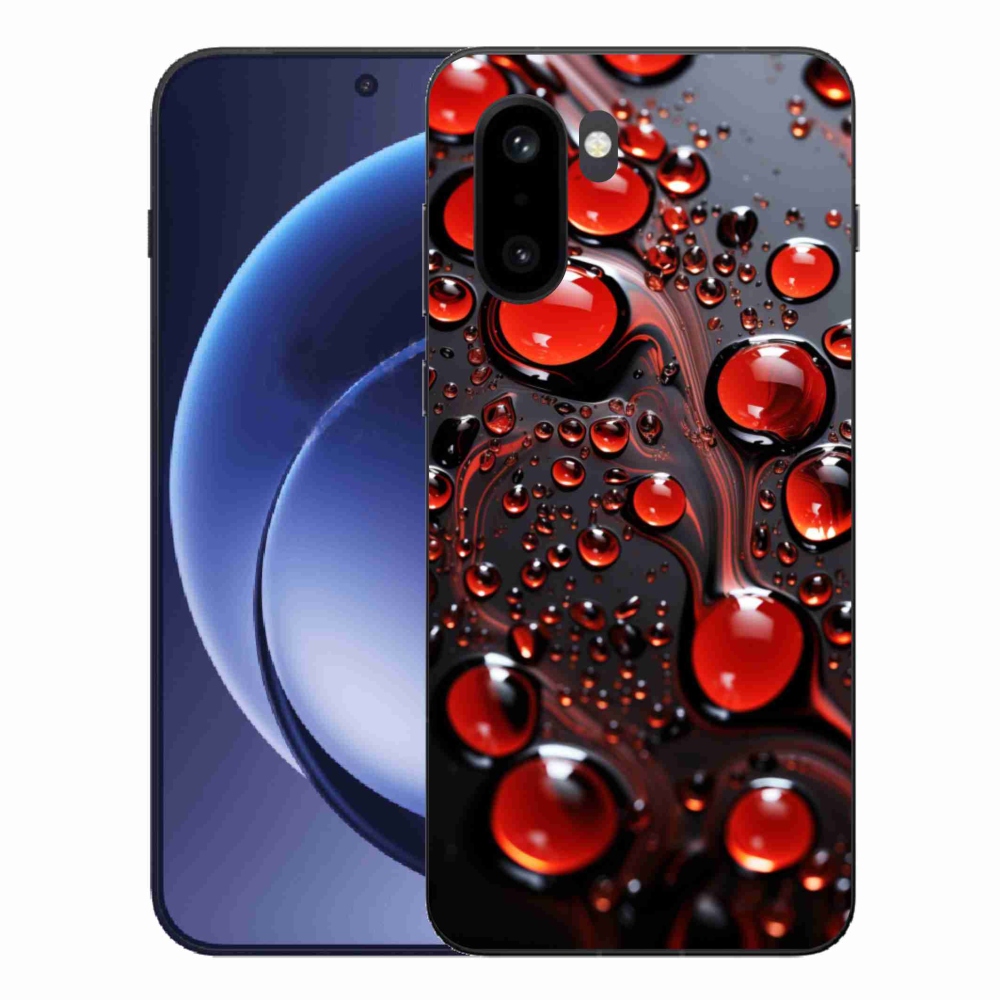 Zselés tok mmCase a One Plus 15R-hez - piros csepp 2