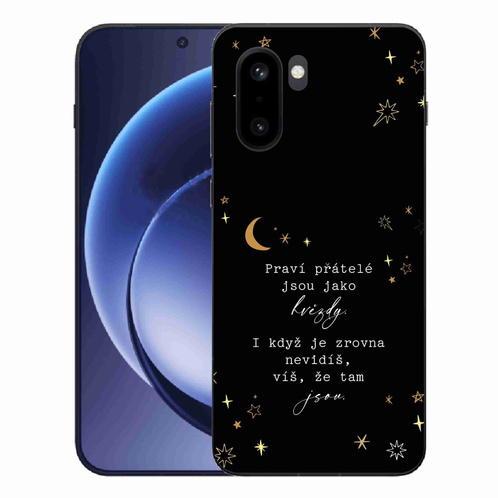 Zselés borítás mmCase a One Plus 15R készülékre - idézet 6 fekete háttér