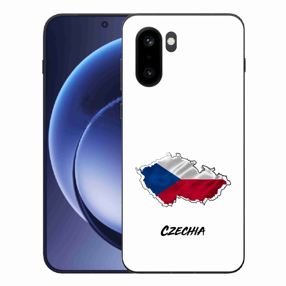 Zselés borítás mmCase One Plus 15R tokhoz - Csehország fehér háttér