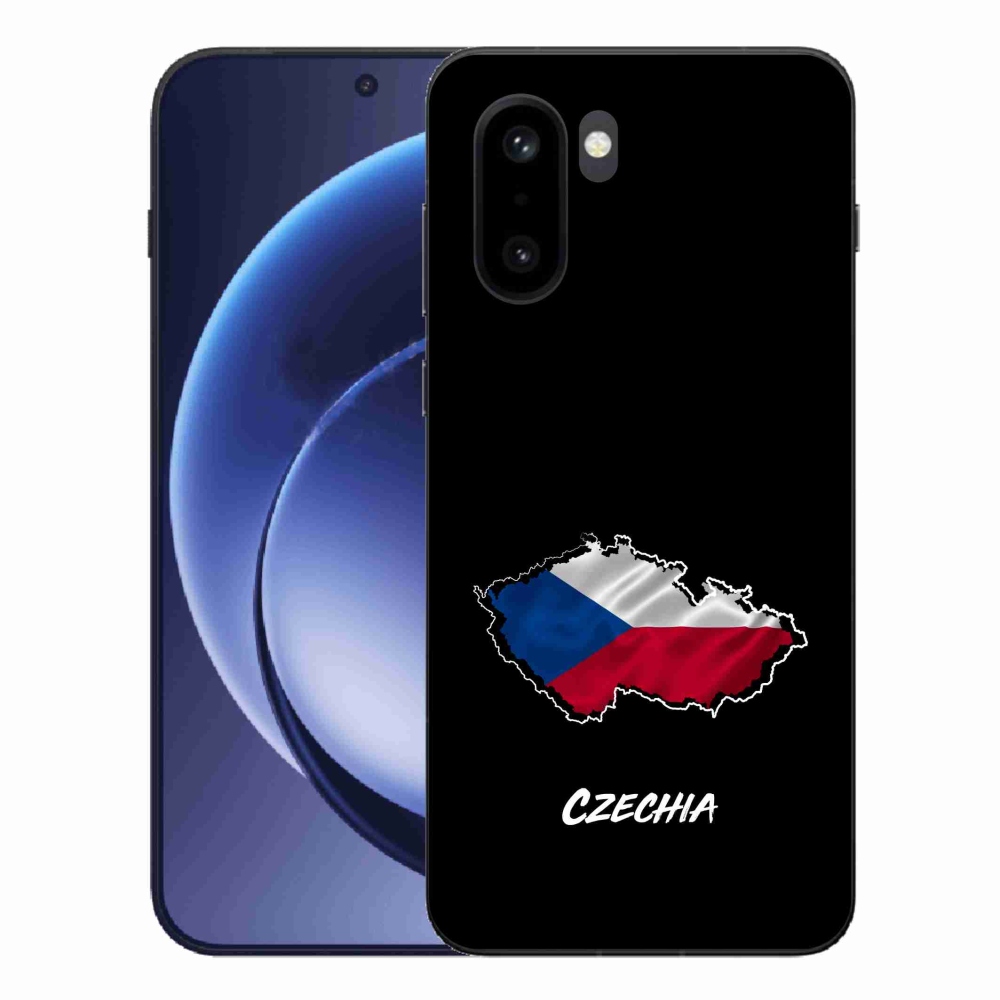 Zselés borítás mmCase One Plus 15R tokhoz - Csehország fekete háttér