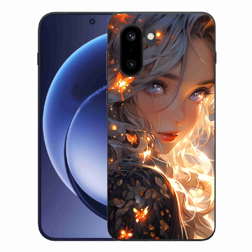 Gél borítás mmCase a One Plus 15R készülékre - lány és pillangók